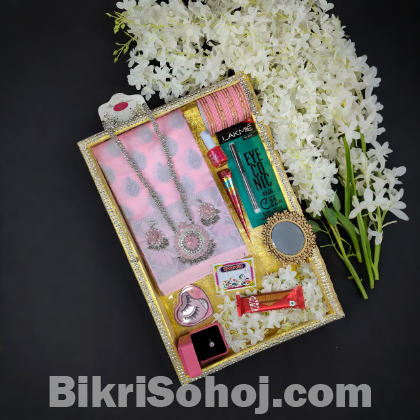 Premium Silk Katan Saree Combo Pack – Pink